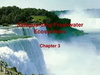 Safeguarding Freshwater Ecosystems