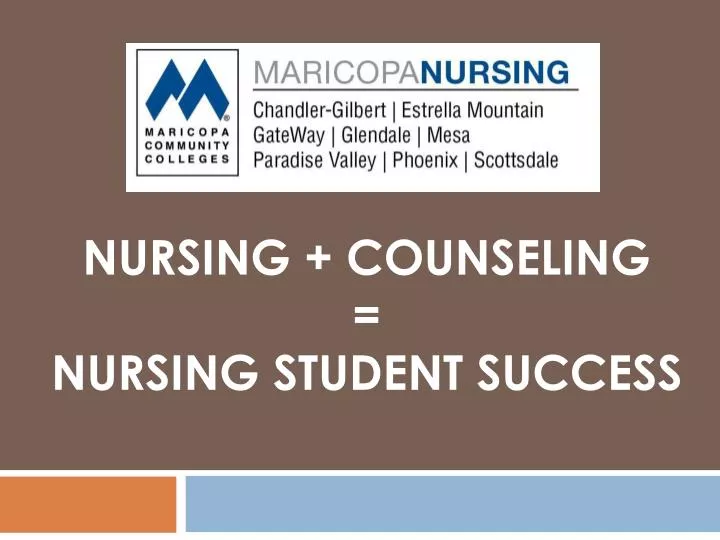 nursing counseling nursing student success