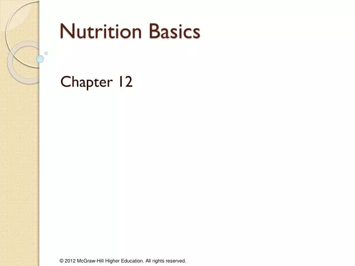 nutrition basics