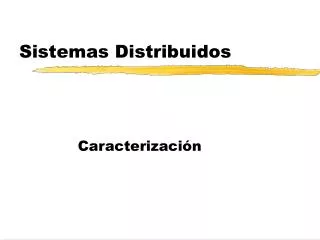 sistemas distribuidos