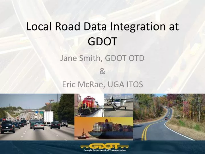 local road data integration at gdot