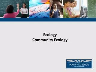 Ecology Community Ecology