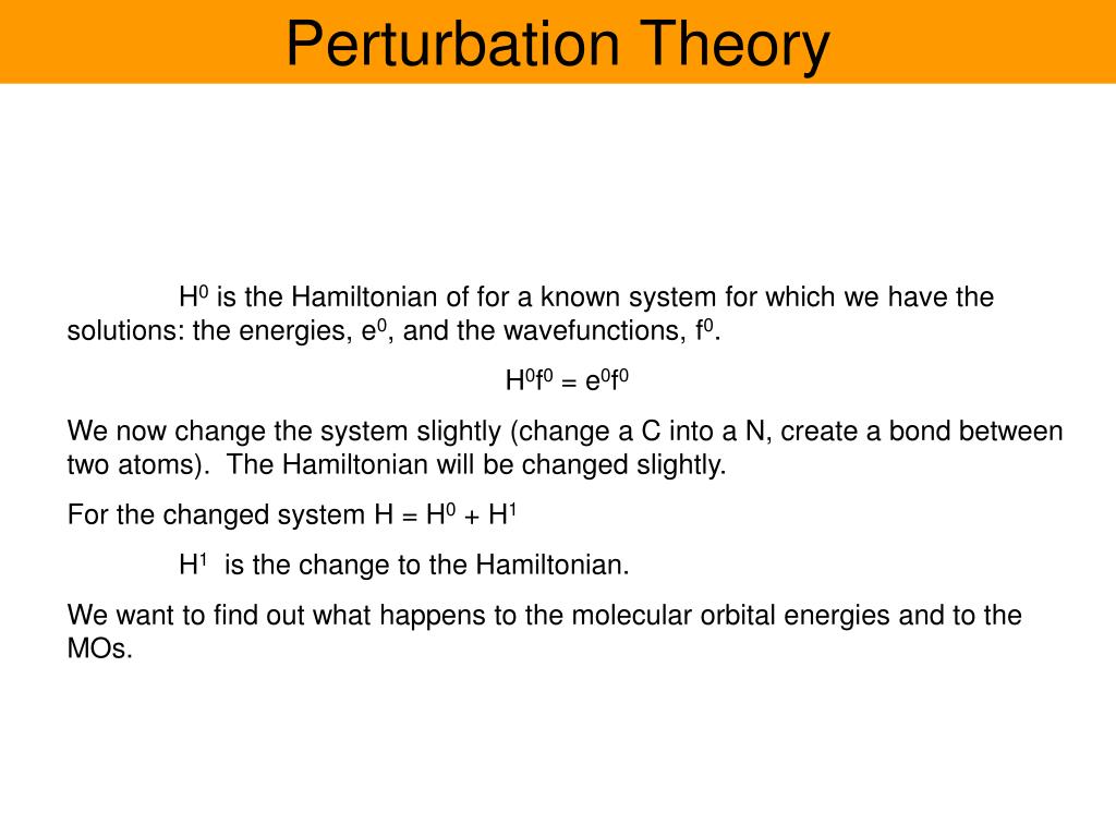 PPT - Perturbation Theory PowerPoint Presentation, free download - ID ...