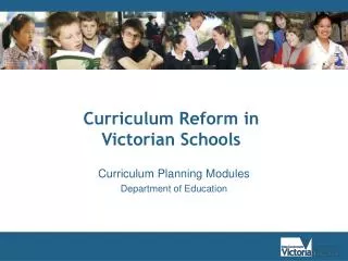 Curriculum Planning Modules Department of Education