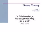 Game Theory - slide 1