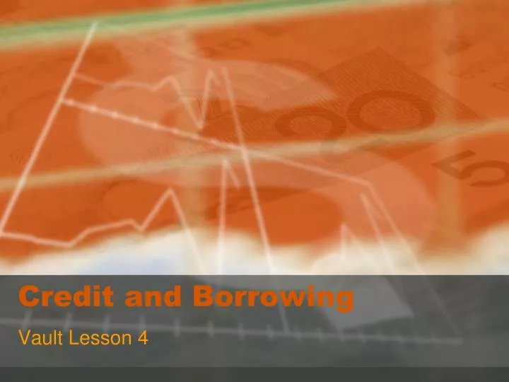 credit and borrowing