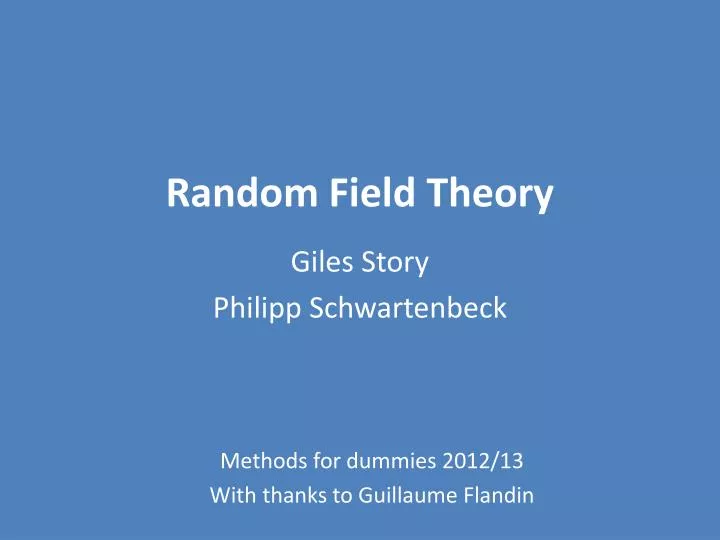 random field theory