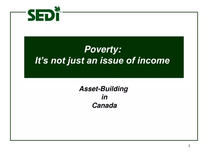 poverty it s not just an issue of income
