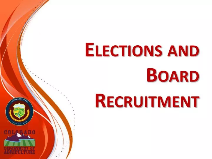 elections and board recruitment