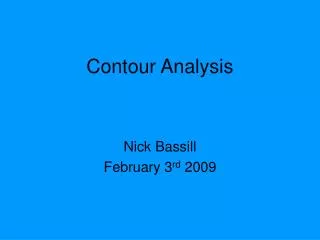 Contour Analysis