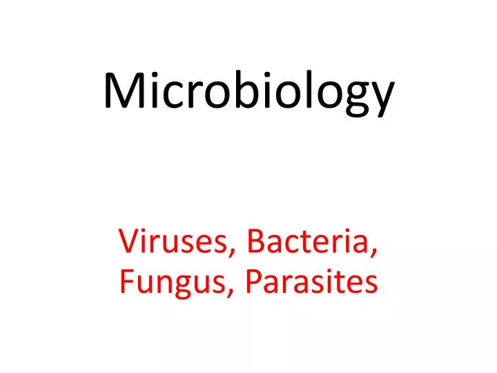 microbiology