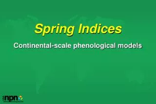 Spring Indices