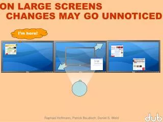 ON LARGE SCREENS