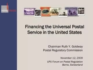 Financing the Universal Postal Service in the United States