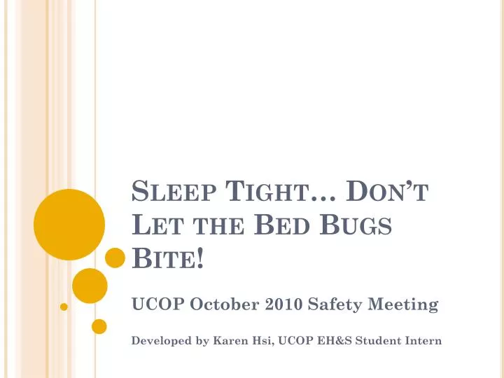 sleep tight don t let the bed bugs bite