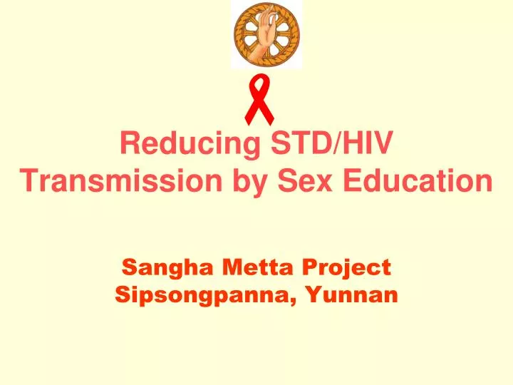 reducing std hiv transmission by sex education