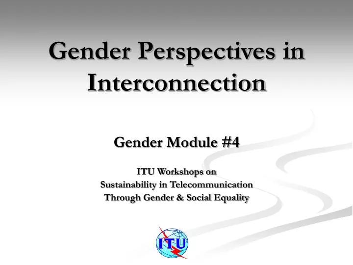 gender perspectives in interconnection