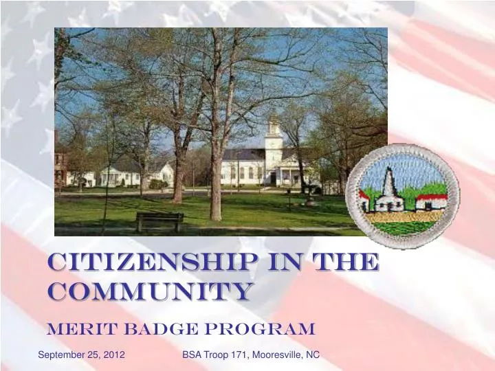 citizenship in the community merit badge program