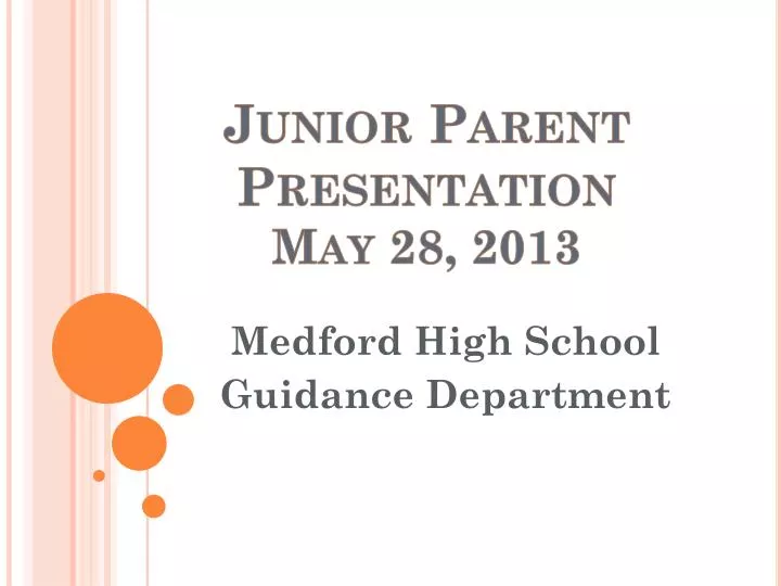 junior parent presentation may 28 2013
