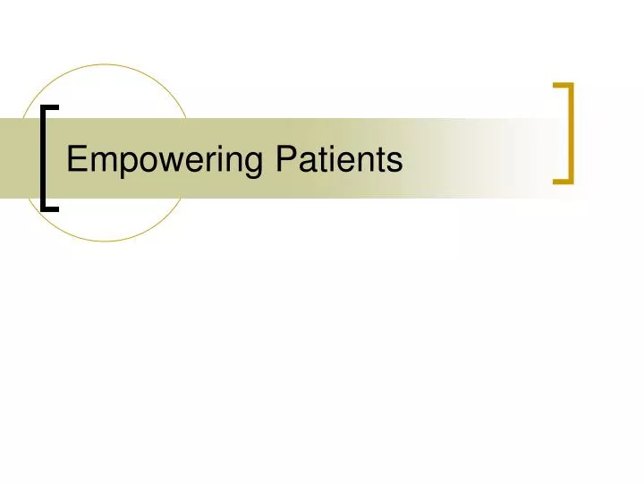 empowering patients