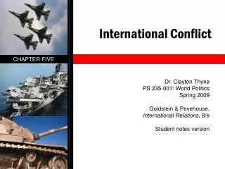 International Conflict