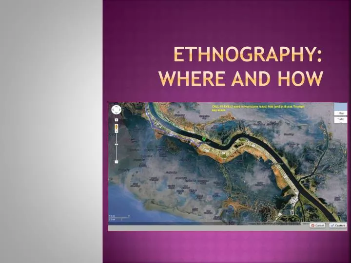 ethnography where and how