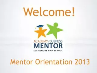 Mentor Orientation 2013