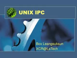 UNIX IPC