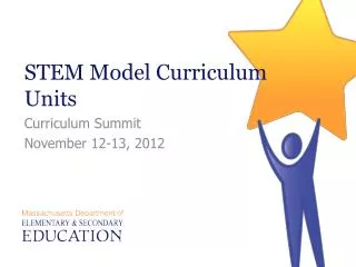 STEM Model Curriculum Units