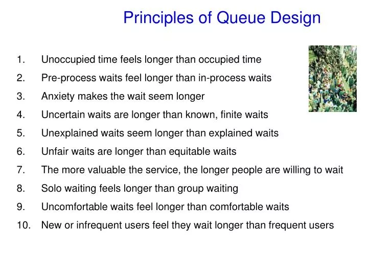 principles of queue design