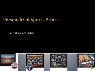 Personalized Sports Prints