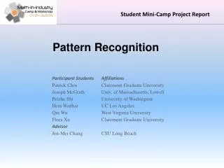 Student Mini-Camp Project Report