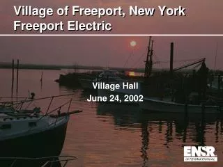 Village Hall June 24, 2002
