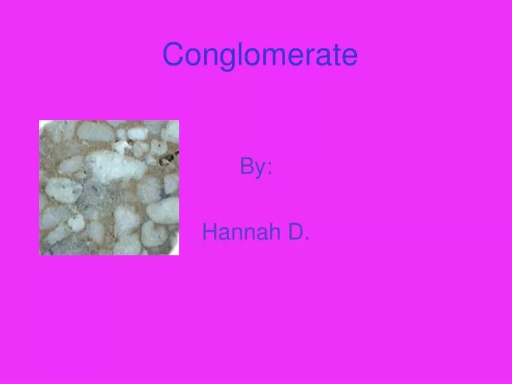 conglomerate