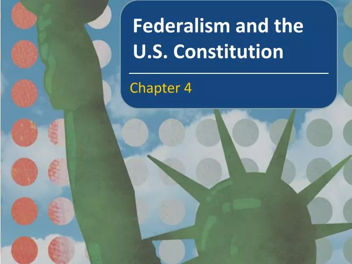 federalism and the u s constitution