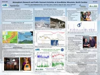 Atmospheric Research and Public Outreach Activities at Grandfather Mountain, North Carolina