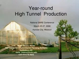 Year-round High Tunnel Production