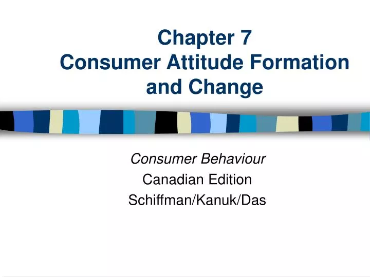chapter 7 consumer attitude formation and change