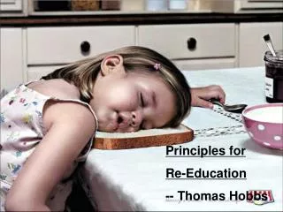 Principles for Re-Education -- Thomas Hobbs