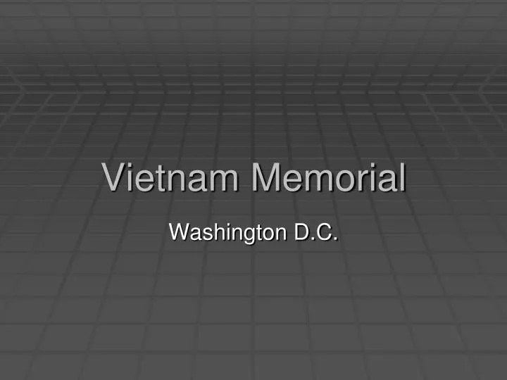 vietnam memorial