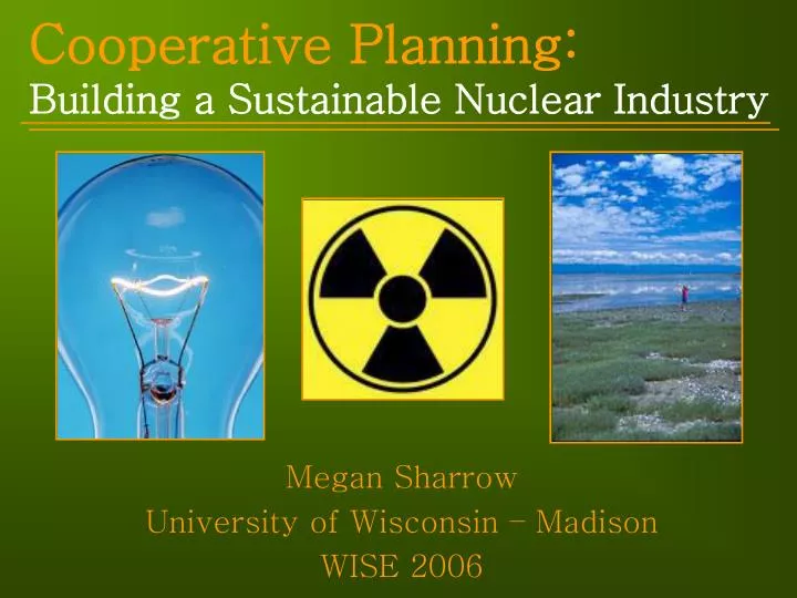 cooperative planning building a sustainable nuclear industry