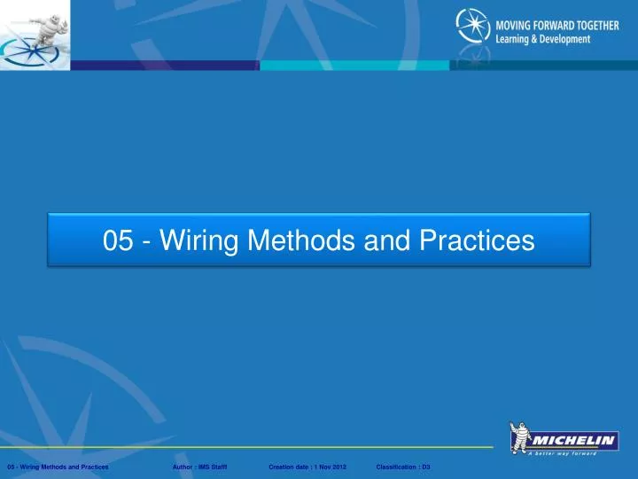 05 wiring methods and practices