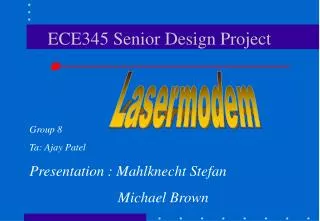 ECE345 Senior Design Project