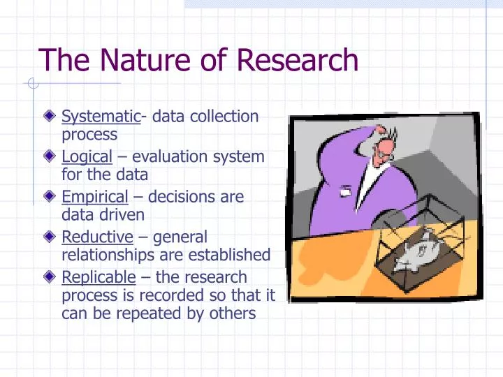 the nature of research