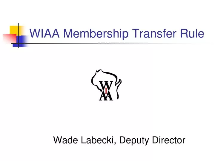 wiaa membership transfer rule