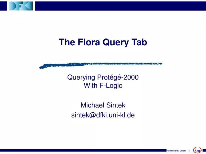 the flora query tab