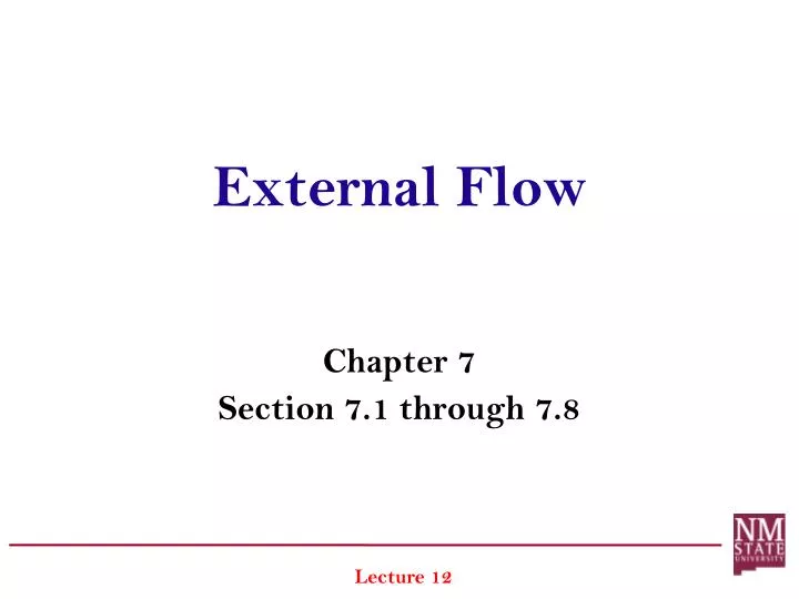 external flow