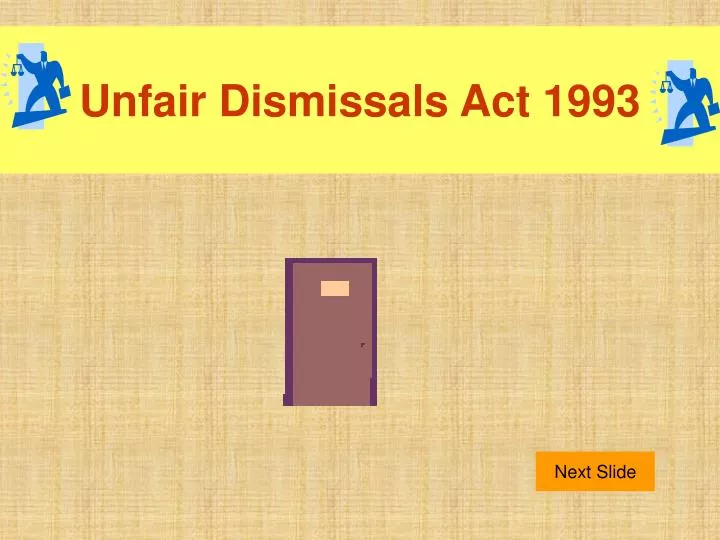 unfair dismissals act 1993