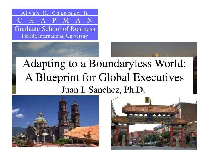 adapting to a boundaryless world a blueprint for global executives juan i sanchez ph d
