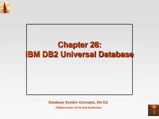 Chapter 28: IBM DB2 Universal Database